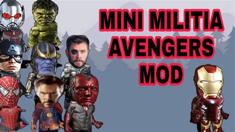 mini militia avengers mod